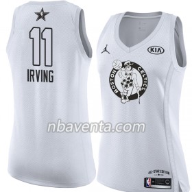 Camiseta Mujer Boston Celtics Kyrie Irving 11 2018 All Star Jordan Brand Blanco Swingman
